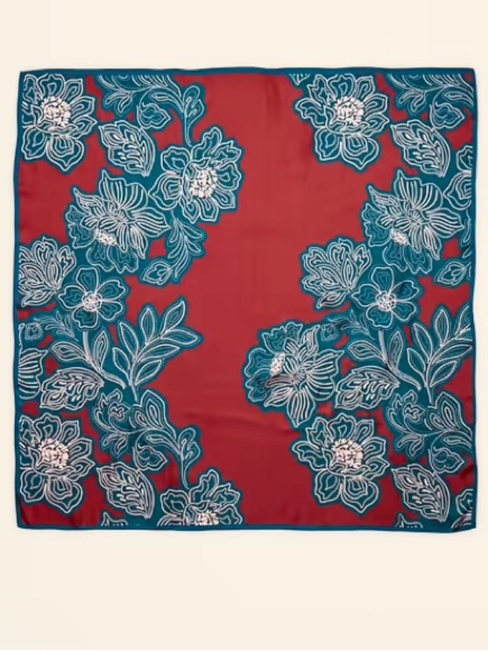 NWT BANANA REPUBLIC SILKY SQUARE SCARF